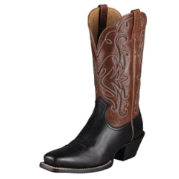 Ariat | EUC Legend Leather Western Cowboy Boots Black Hazelnut Women's Size 6.5 - Picture 2 of 11
